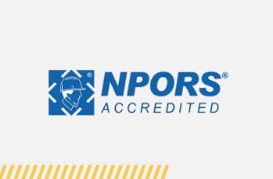 NPORS accreditation logo tuts
